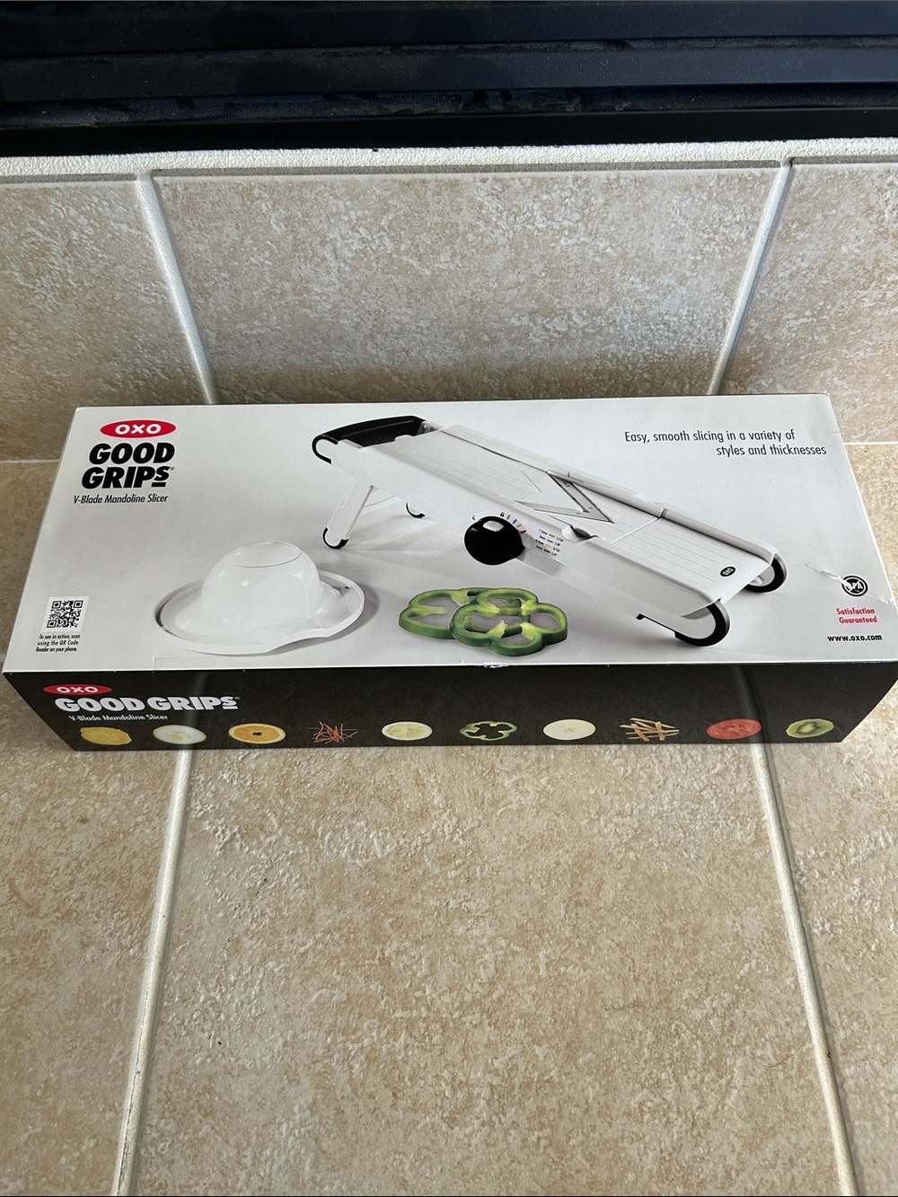 Oxo Good Grips V-Blade Mandoline Slicer - White and Black Accents